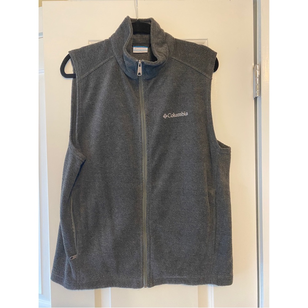Columbia fleece vest men’s size M